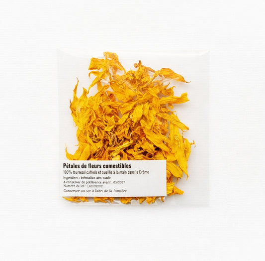 PETALES TOURNESOL COMESTIBLES | Décoration culinaire